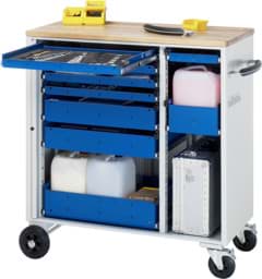 Zeige Details für Werkzeugwagen, B 1025 x T 520 x H 1080 mm Bild von Werkzeugwagen, B 1025 x T 520 x H 1080 mm