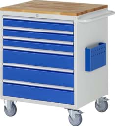 Zeige Details für Montagewagen Modell XL5.9, B 770 x T 650 x H 975 mm, Buche-Top 25 mm Bild von Montagewagen Modell XL5.9, B 770 x T 650 x H 975 mm, Buche-Top 25 mm