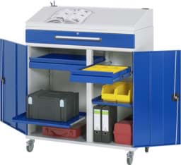Zeige Details für Beistellschrank - Stehpult, Modell 03 Bild von Beistellschrank - Stehpult, Modell 03