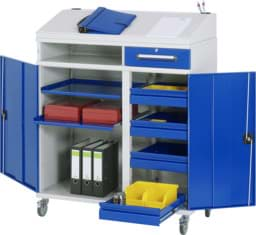 Bild von Beistellschrank-Stehpult, Modell 06