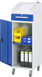 Zeige Details für Beistellschrank-Stehpult, Modell 02, mobil Bild von Beistellschrank-Stehpult, Modell 02, mobil