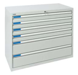 Zeige Details für Schubladenschrank 900x1000x500 mm HxBxT, 6 Schubladen Bild von Schubladenschrank 900x1000x500 mm HxBxT, 6 Schubladen