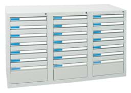 Zeige Details für Schubladenschrank 900x1500x500 mm HxBxT, 21 Schubladen Bild von Schubladenschrank 900x1500x500 mm HxBxT, 21 Schubladen