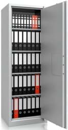 Zeige Details für Aktenschrank GW-BS 1040, 1950x670x550 mm HxBxT, feuergeschützt Bild von Aktenschrank GW-BS 1040, 1950x670x550 mm HxBxT, feuergeschützt