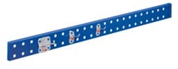 Zeige Details für Wandschiene Lochplatte 920 x 70 mm LxH, enzianblau Bild von Wandschiene Lochplatte 920 x 70 mm LxH, enzianblau