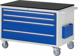 Zeige Details für Montagewagen Modell XXL3.1, B 1145 x T 650 x H 790 mm, Melamin-Top 19 mm Bild von Montagewagen Modell XXL3.1, B 1145 x T 650 x H 790 mm, Melamin-Top 19 mm