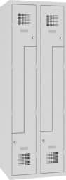 Zeige Details für Z-Garderobenschrank 2 Abteile Breite 600mm, SUL 32 W, 1 pkt ST Bild von Z-Garderobenschrank 2 Abteile Breite 600mm, SUL 32 W, 1 pkt ST