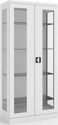 Bild von Mehrzweckschrank 1800x800x435 mm HxBxT, SML 115, Türen und Seiten mit Sichtfenster