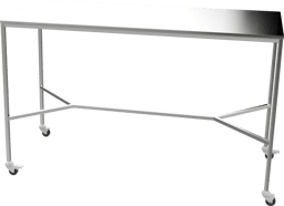 Zeige Details für fahrbarer Tisch STL 104, 880x1400x600 mm HxBxT Bild von fahrbarer Tisch STL 104, 880x1400x600 mm HxBxT