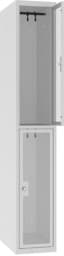 Zeige Details für Garderobenschrank Plexiglastüren 1 Abteil, MSUS 312 W Bild von Garderobenschrank Plexiglastüren 1 Abteil, MSUS 312 W