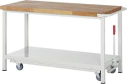 Zeige Details für Werkbank mit absenkbarem Fahrgestell Modell 8000, B 1500xT 700xH 880mm, Buche-Massiv-Platte 40mm Bild von Werkbank mit absenkbarem Fahrgestell Modell 8000, B 1500xT 700xH 880mm, Buche-Massiv-Platte 40mm