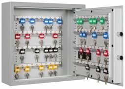 Zeige Details für Schlüsselschrank GW-SLE 80, Farbe RAL 7035 Bild von Schlüsselschrank GW-SLE 80, Farbe RAL 7035