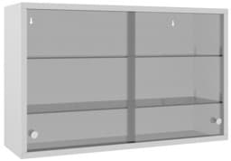 Zeige Details für Hängeschrank 500x800x250 mm HxBxT, mit Glasschiebetüren Bild von Hängeschrank 500x800x250 mm HxBxT, mit Glasschiebetüren