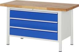 Zeige Details für Fahrbare Werkbank Modell 8357, B 1500xT 700xH 880mm, Buche-Massiv-Platte 40mm Bild von Fahrbare Werkbank Modell 8357, B 1500xT 700xH 880mm, Buche-Massiv-Platte 40mm