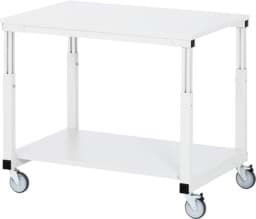 Zeige Details für Tischwagen 1000x700x650-1050 mm LxTxH, EGB-Melaminarbeitsplatte Bild von Tischwagen 1000x700x650-1050 mm LxTxH, EGB-Melaminarbeitsplatte