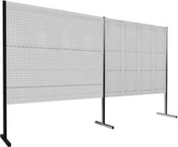 Zeige Details für Werkzeugwand mit Loch- /Schlitzplatten, Doppelfeld gerade, Länge 2000 / 2000 mm Bild von Werkzeugwand mit Loch- /Schlitzplatten, Doppelfeld gerade, Länge 2000 / 2000 mm