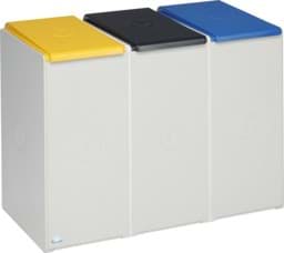 Zeige Details für Wertstoffsammelsystem 3-fach WSS 40 Liter für 60 Liter Säcke Bild von Wertstoffsammelsystem 3-fach WSS 40 Liter für 60 Liter Säcke