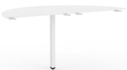 Zeige Details für Halbrunder Tischansatz für Tischtiefe 800 mm Bild von Halbrunder Tischansatz für Tischtiefe 800 mm