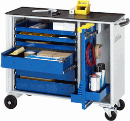 Zeige Details für Werkzeugwagen, B 1025 x T 400 x H 860 mm Bild von Werkzeugwagen, B 1025 x T 400 x H 860 mm