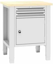 Zeige Details für Werkbank SWT 07/3, var. Höhe, 725x620x850-900 mm LxTxH Bild von Werkbank SWT 07/3, var. Höhe, 725x620x850-900 mm LxTxH