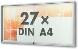 Zeige Details für Schaukasten Fortis 2030x1010x60 mm BxHxT Bild von Schaukasten Fortis 2030x1010x60 mm BxHxT