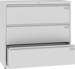 Zeige Details für Hängeregisterschrank 940x1000x435 mm HxBxT mit 3 Schubladen Bild von Hängeregisterschrank 940x1000x435 mm HxBxT mit 3 Schubladen