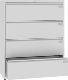 Zeige Details für Hängeregisterschrank 1225x1000x435 mm HxBxT mit 4 Schubladen Bild von Hängeregisterschrank 1225x1000x435 mm HxBxT mit 4 Schubladen