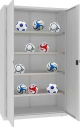 Zeige Details für Ballschrank 1990x1200x500 mm HxBxT, MSW212/5-20 Bild von Ballschrank 1990x1200x500 mm HxBxT, MSW212/5-20