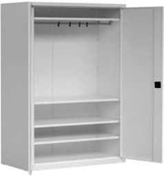 Zeige Details für Mehrzweck-/Garderobenschrank 1990x1400x700 mm HxBxT, SSB 2014/7r Bild von Mehrzweck-/Garderobenschrank 1990x1400x700 mm HxBxT, SSB 2014/7r