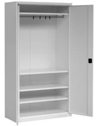 Zeige Details für Mehrzweck-/Garderobenschrank 1990x800x435 mm HxBxT, SBM 202 M Bild von Mehrzweck-/Garderobenschrank 1990x800x435 mm HxBxT, SBM 202 M