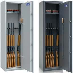 Zeige Details für Waffenschrank Modell GW-WSL0-4/7, 1500x450x350 mm HxBxT Bild von Waffenschrank Modell GW-WSL0-4/7, 1500x450x350 mm HxBxT