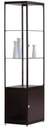 Zeige Details für Säulenvitrine mit Staufach 1820x400x400 mm HxBxT Bild von Säulenvitrine mit Staufach 1820x400x400 mm HxBxT