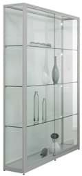 Zeige Details für Standvitrine 2000x1200x400 mm HxBxT Bild von Standvitrine 2000x1200x400 mm HxBxT