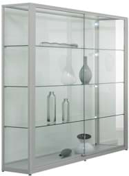 Zeige Details für Standvitrine 2000x2000x400 mm HxBxT Bild von Standvitrine 2000x2000x400 mm HxBxT