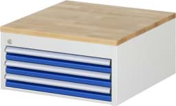 Zeige Details für Schubladenschrank Modell L1.2, 285x580x650 mm HxBxT Bild von Schubladenschrank Modell L1.2, 285x580x650 mm HxBxT