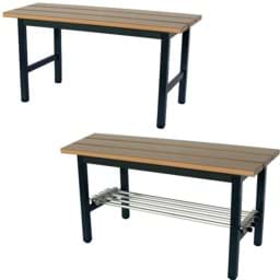 Zeige Details für Freistehende Sitzbank Länge 650 mm, Tiefe 380 mm Bild von Freistehende Sitzbank Länge 650 mm, Tiefe 380 mm
