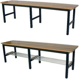 Zeige Details für Freistehende Sitzbank Länge 2000 mm, Tiefe 380 mm Bild von Freistehende Sitzbank Länge 2000 mm, Tiefe 380 mm