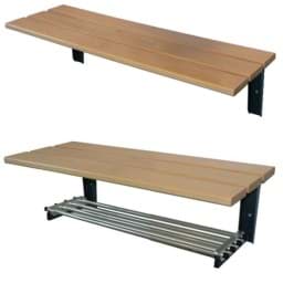 Zeige Details für Wandsitzbank Länge 600 mm, Tiefe 380 mm Bild von Wandsitzbank Länge 600 mm, Tiefe 380 mm