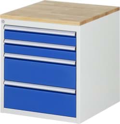 Zeige Details für Schubladenschrank Modell L3.1, 645 x 580 x 650 mm HxBxT Bild von Schubladenschrank Modell L3.1, 645 x 580 x 650 mm HxBxT