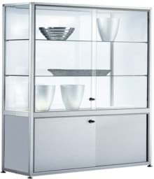 Zeige Details für Staufachvitrine 2000x2000x400 mm HxBxT Bild von Staufachvitrine 2000x2000x400 mm HxBxT