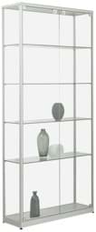 Zeige Details für Standvitrine mit Drehtüre 2000x800x400 mm HxBxT Bild von Standvitrine mit Drehtüre 2000x800x400 mm HxBxT