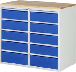 Zeige Details für Schubladenschrank Modell LL7.5.5, 1035x1145x650mm HxBxT Bild von Schubladenschrank Modell LL7.5.5, 1035x1145x650mm HxBxT