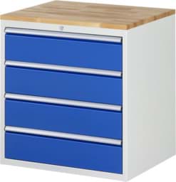 Zeige Details für Schubladenschrank Modell XL5.1, 825 x 770 x 650 mm HxBxT Bild von Schubladenschrank Modell XL5.1, 825 x 770 x 650 mm HxBxT