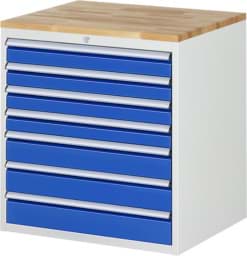 Zeige Details für Schubladenschrank Modell XL5.17, 825 x 770 x 650 mm HxBxT Bild von Schubladenschrank Modell XL5.17, 825 x 770 x 650 mm HxBxT