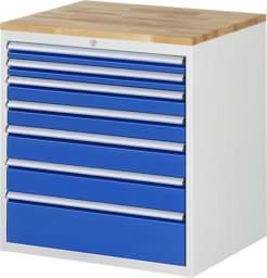 Zeige Details für Schubladenschrank Modell XL5.0, 825 x 770 x 650 mm HxBxT Bild von Schubladenschrank Modell XL5.0, 825 x 770 x 650 mm HxBxT