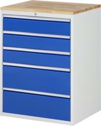 Zeige Details für Schubladenschrank Modell XL7.4, 1035 x 770 x 650 mm HxBxT Bild von Schubladenschrank Modell XL7.4, 1035 x 770 x 650 mm HxBxT
