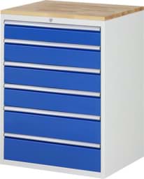 Zeige Details für Schubladenschrank Modell XL7.6, 1035 x 770 x 650 mm HxBxT Bild von Schubladenschrank Modell XL7.6, 1035 x 770 x 650 mm HxBxT