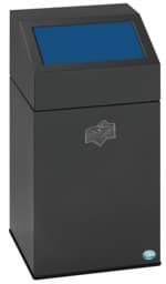 Zeige Details für Wertstoffsammelgerät WSG 40E, Einwurfklappe Blau RAL 5010 Bild von Wertstoffsammelgerät WSG 40E, Einwurfklappe Blau RAL 5010