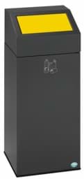 Zeige Details für Wertstoffsammelgerät WSG 55E, Einwurfklappe Gelb RAL 1023 Bild von Wertstoffsammelgerät WSG 55E, Einwurfklappe Gelb RAL 1023