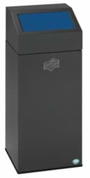 Zeige Details für Wertstoffsammelgerät WSG 55E, Einwurfklappe Blau RAL 5010 Bild von Wertstoffsammelgerät WSG 55E, Einwurfklappe Blau RAL 5010